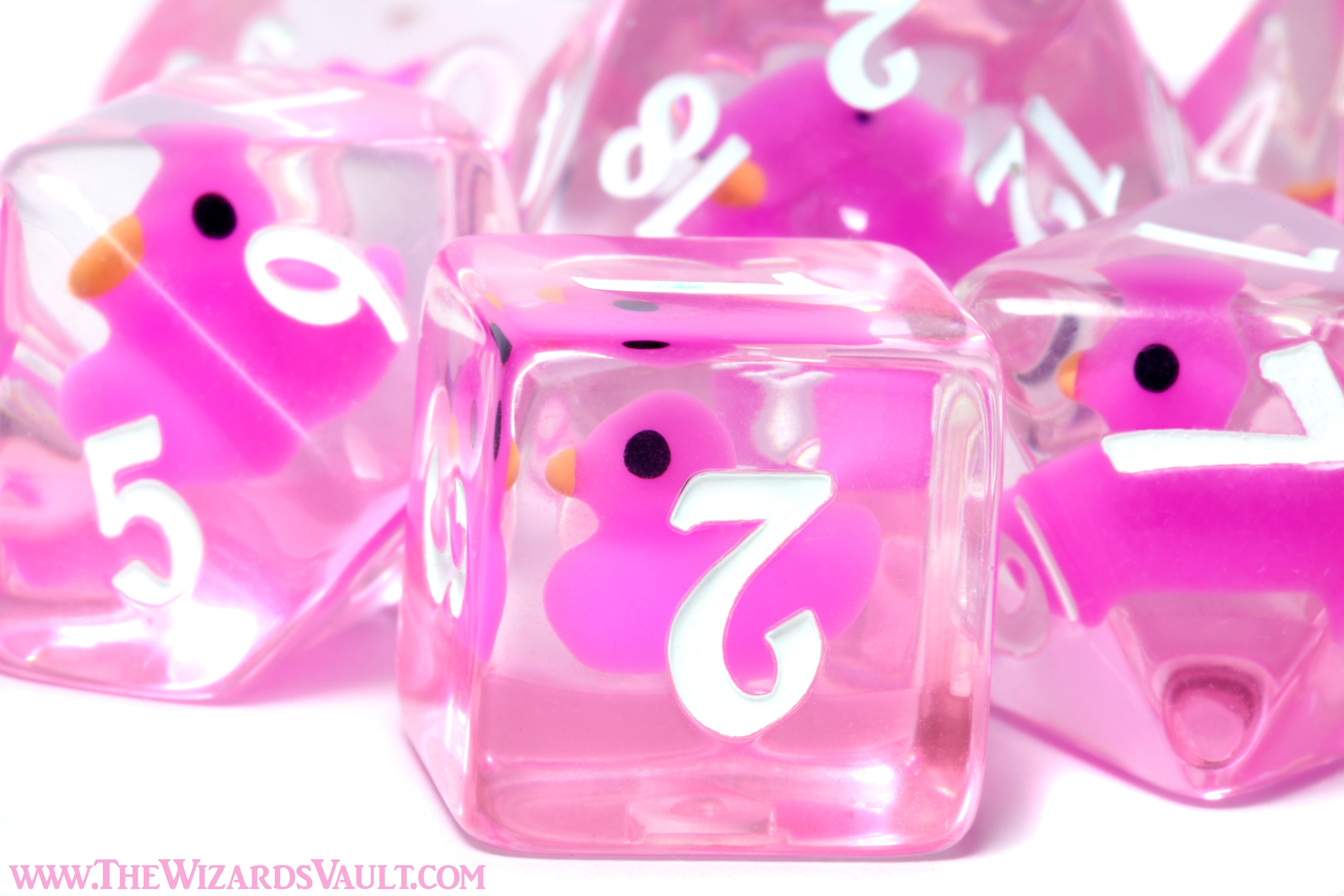 DM VAULT: RHODONITE PINK DICE SET DADI DM VAULT - Vendiloshop