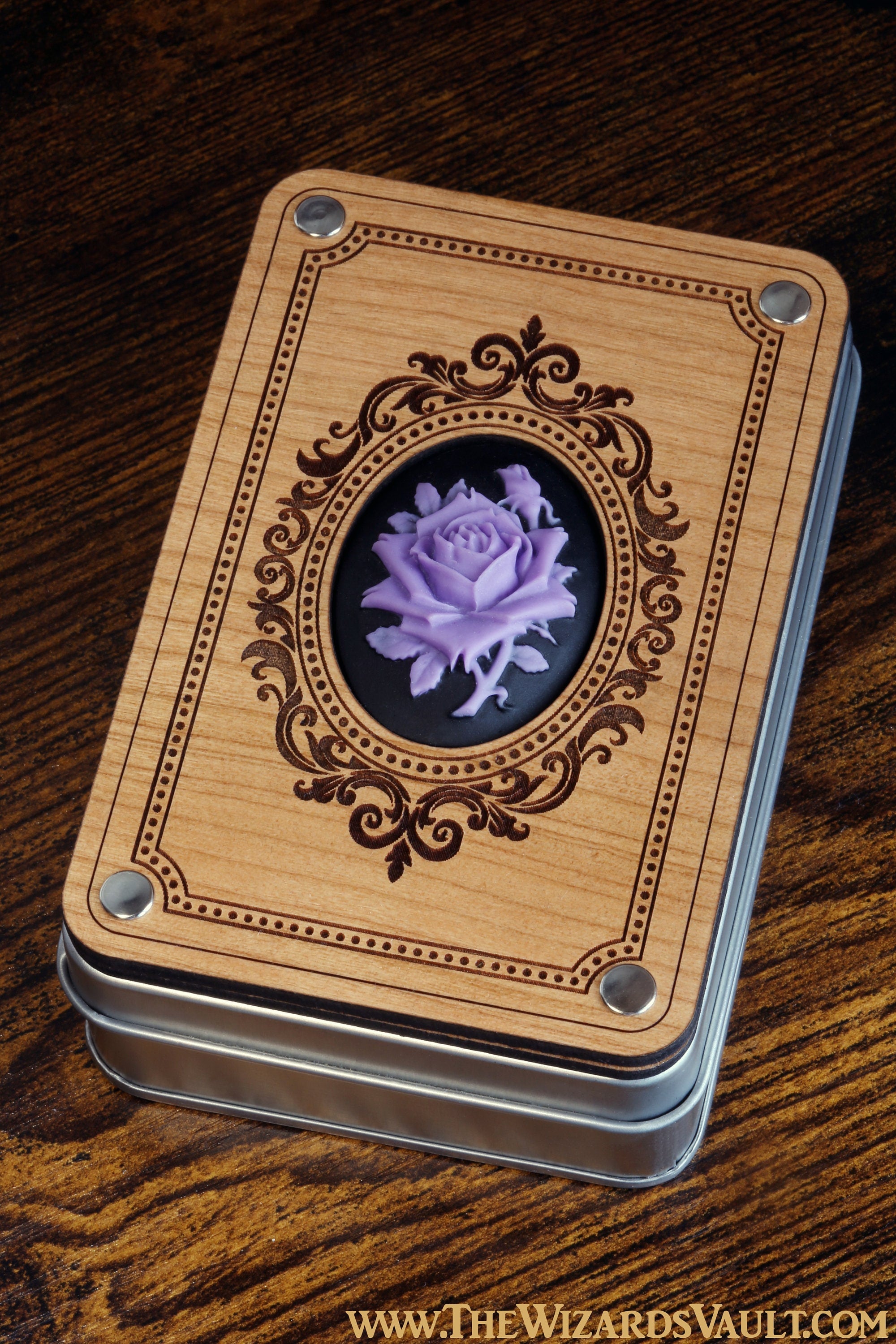 Purple Rose dice box and Enchantress's Wish dice